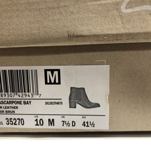 Clarks Womens Mascarpone Bay Boot Tan Leather Size 10M - Picture 6 of 6